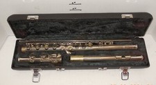 Bundy Selmer FLUTE WITH Black Yamaha HARD CASE Black Velvet Lining Serial 16251