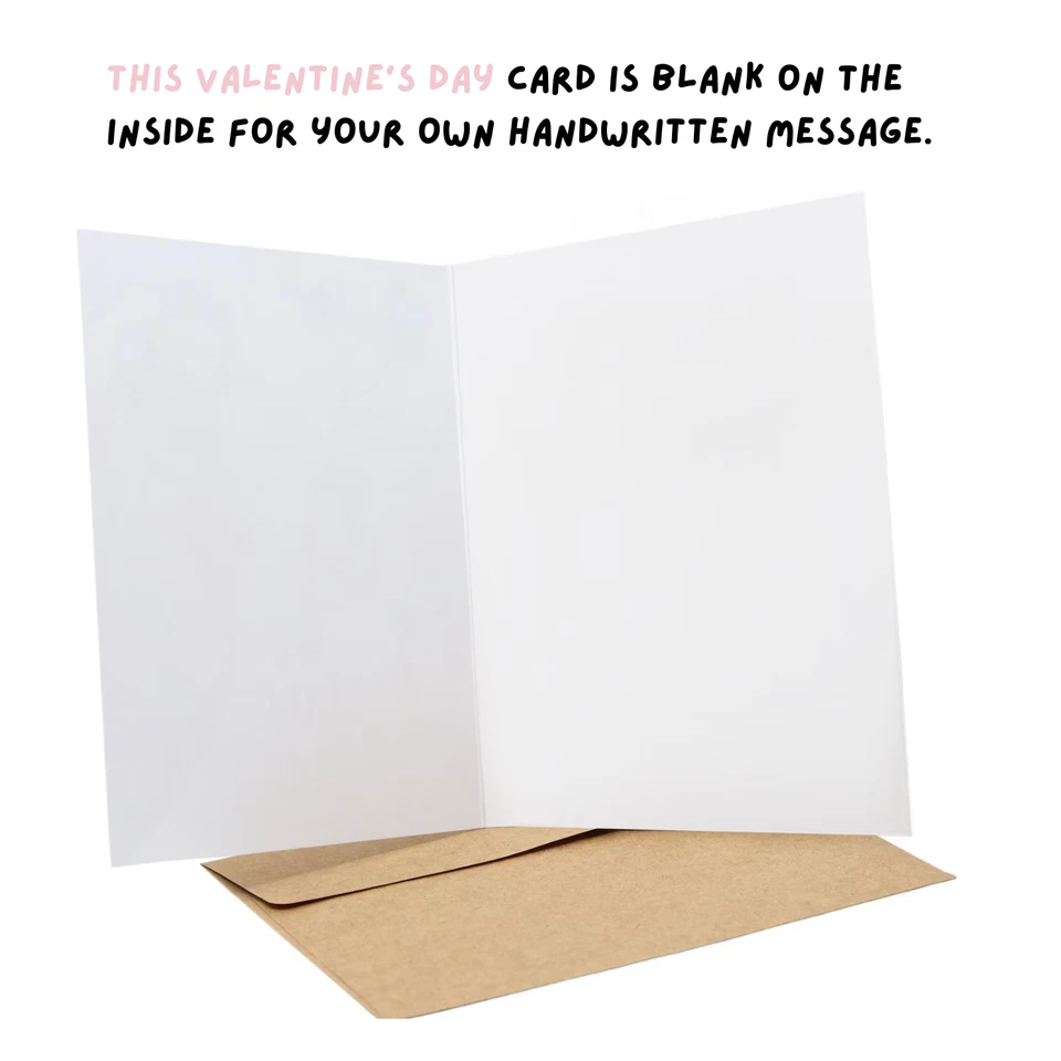 Tarjeta de amor romántica para esposa o esposo | Tarjeta de San Valentín y aniversario para él Foto 4 de 4