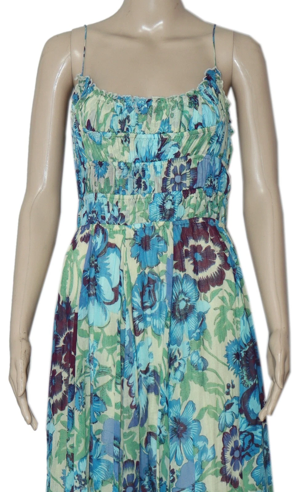 PALM ANGELS Maxi abito Free People FP One Ciella stampato floreale senza maniche aderente XS