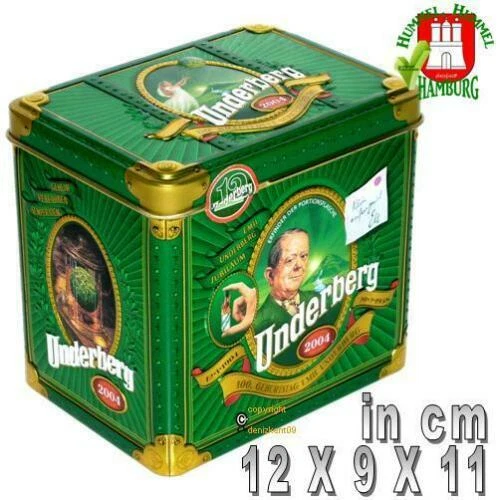 Werbe-Blechdosen Underberg