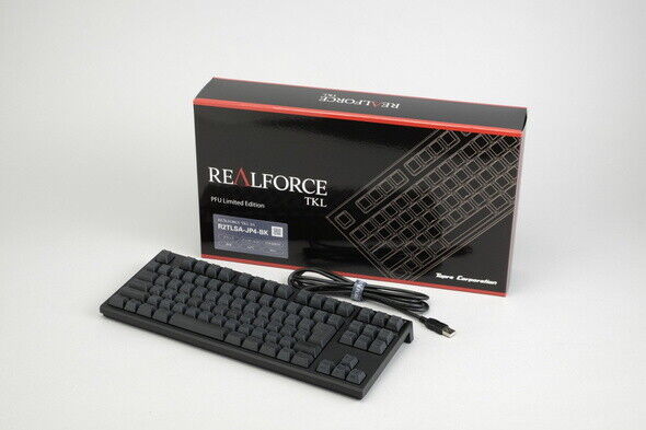 Topre Realforce TKL SA / R2TLSA-JP4-BK PFU Limited Edition JIS Layout JAPAN  USED