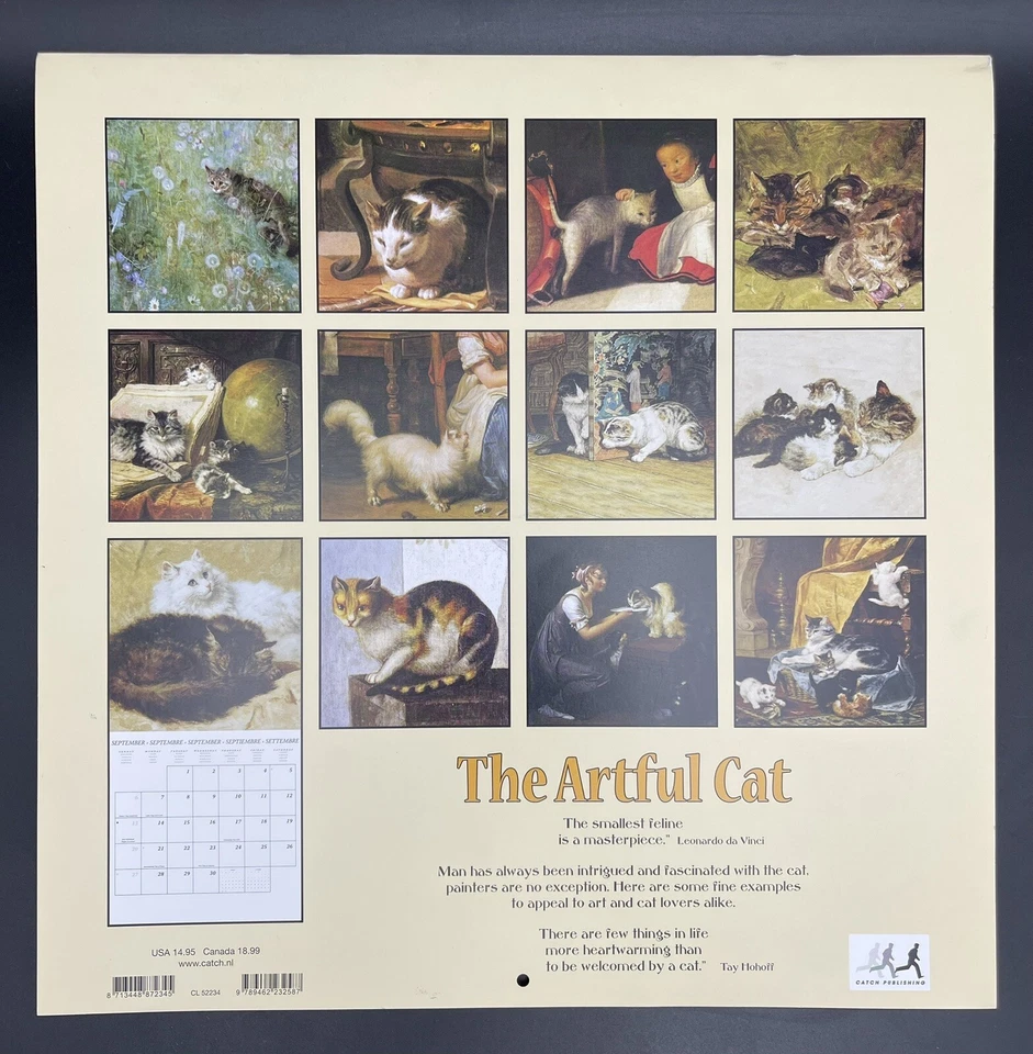 Calendario de pared Catch Publishing The Artful Cat 2015 Foto 4 de 4