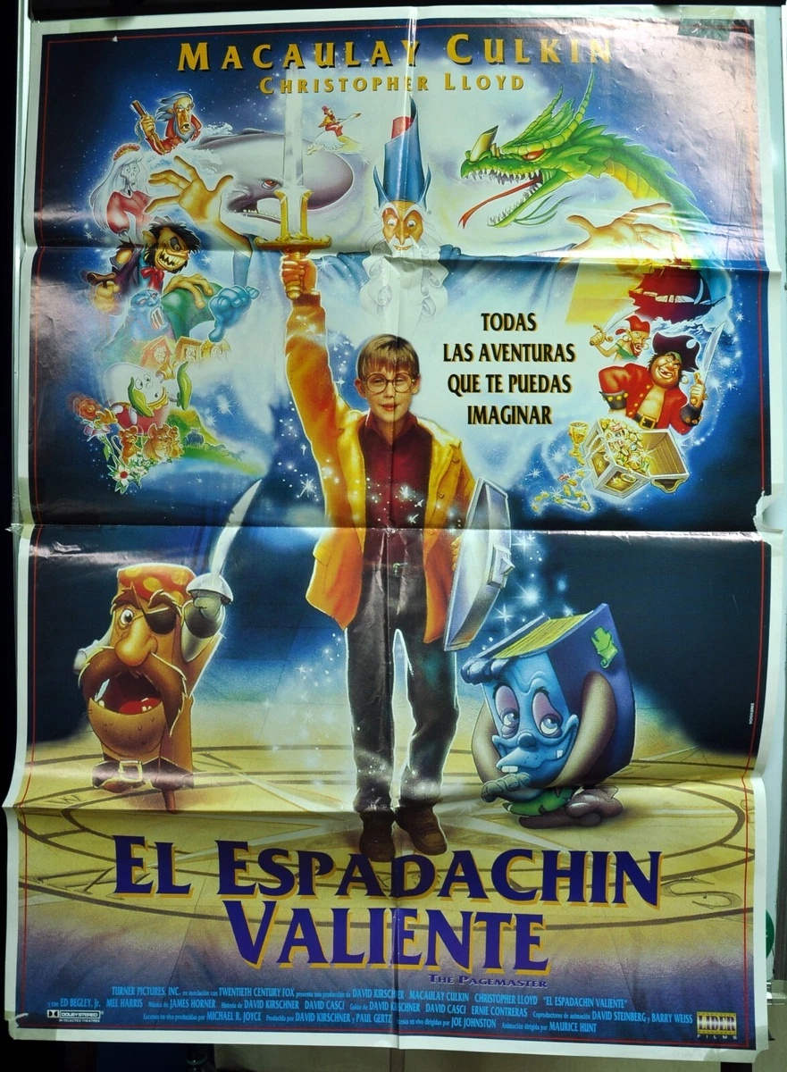 The Pagemaster Macaulay Culkin, Christopher Lloyd, Kanin Howell SOL96 | eBay
