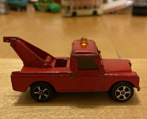 Vintage Corgi Juniors Land Rover Tow Truck Rare Original Old Car Free Shipping + - Picture 4 of 7