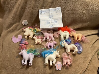 Vintage My Little Pony 80's / Lot Of 8 /Sold As-Is /Read