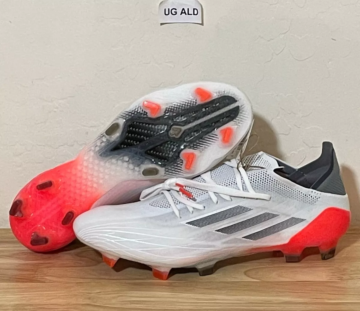 Adidas X Speedflow.1 FG White Grey Orange Soccer Cleats Sz Men s 5 Wmns 6 FY6869