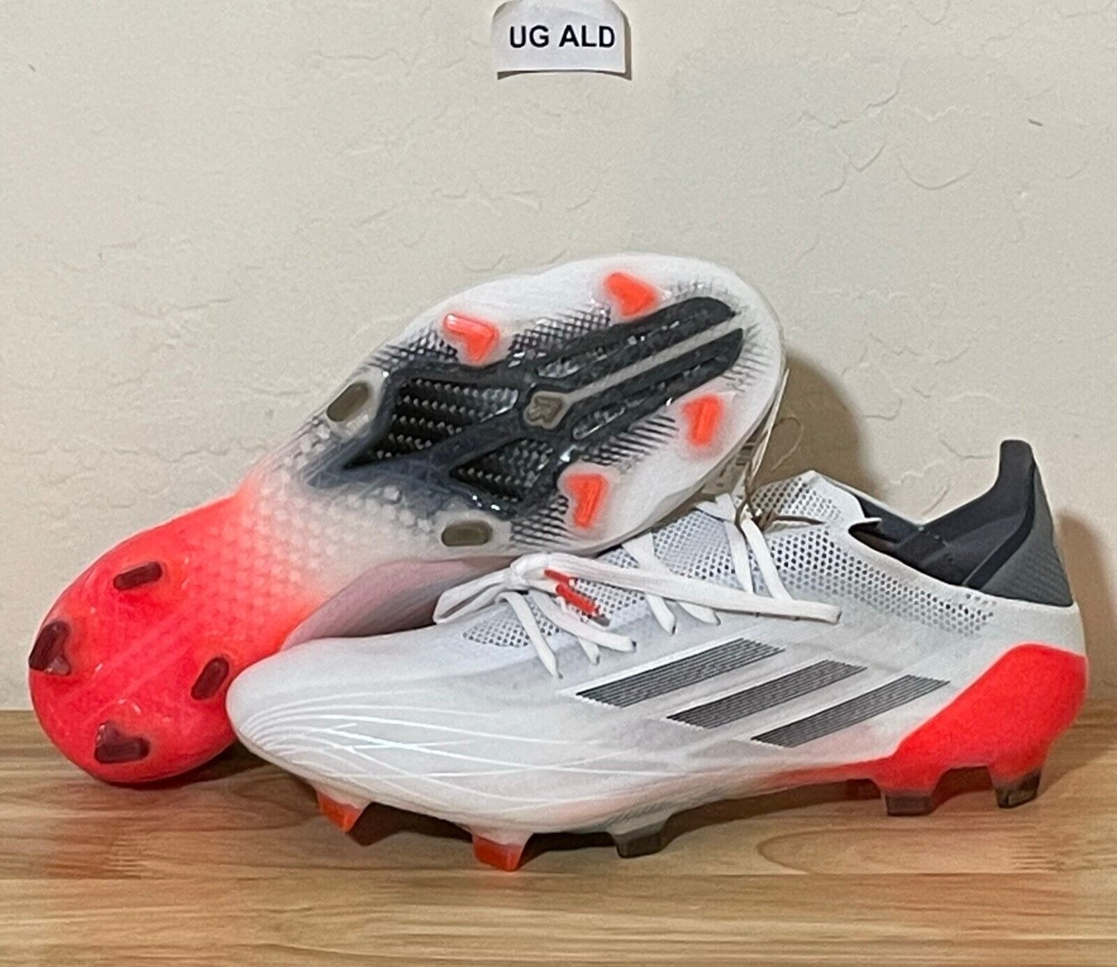 Adidas X Speedflow.1 FG White/Grey/Orange Soccer Cleats Sz Men’s 5=Wmns 6  FY6869