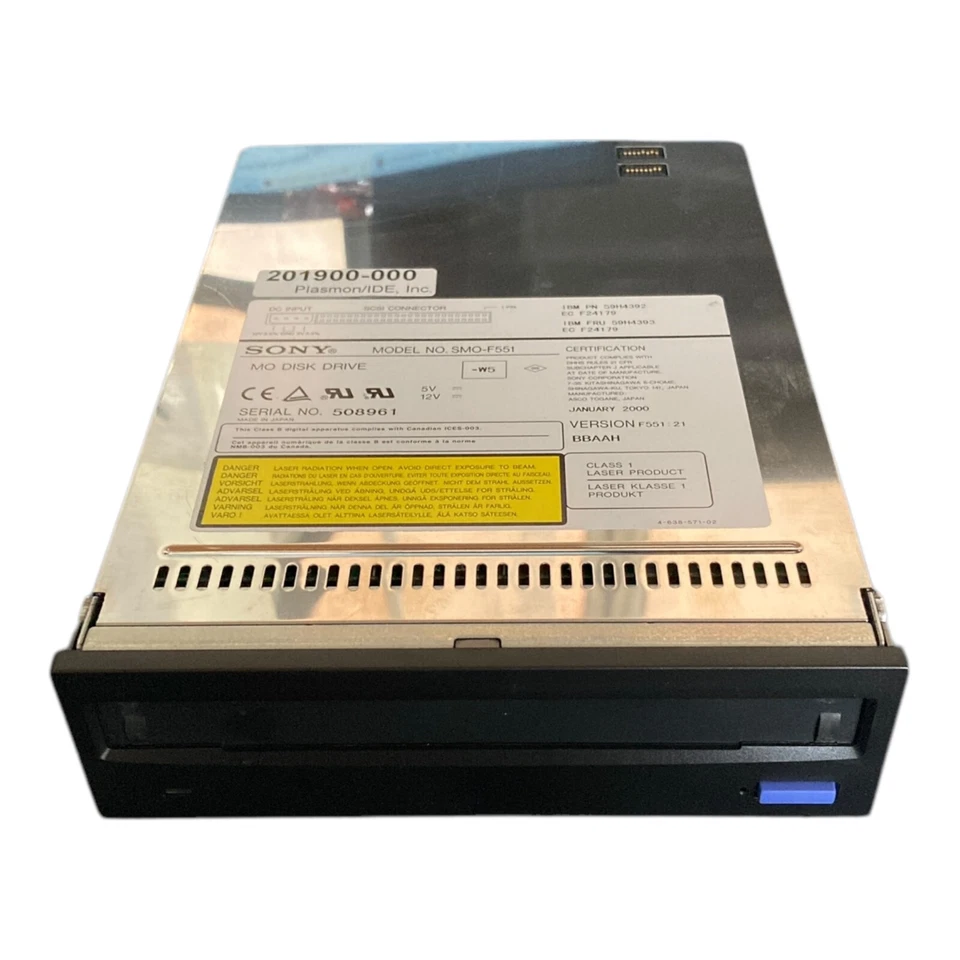 Sony SMO-F551-SD 5.2GB Internal SCSI 50-Pin MO Optical Drive 🔄 Tested ✅ - Image 3 of 3