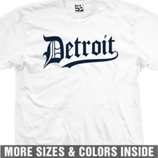 Detroit 76er Shirt | Old English Jersey Style 313 Tee  | & Men