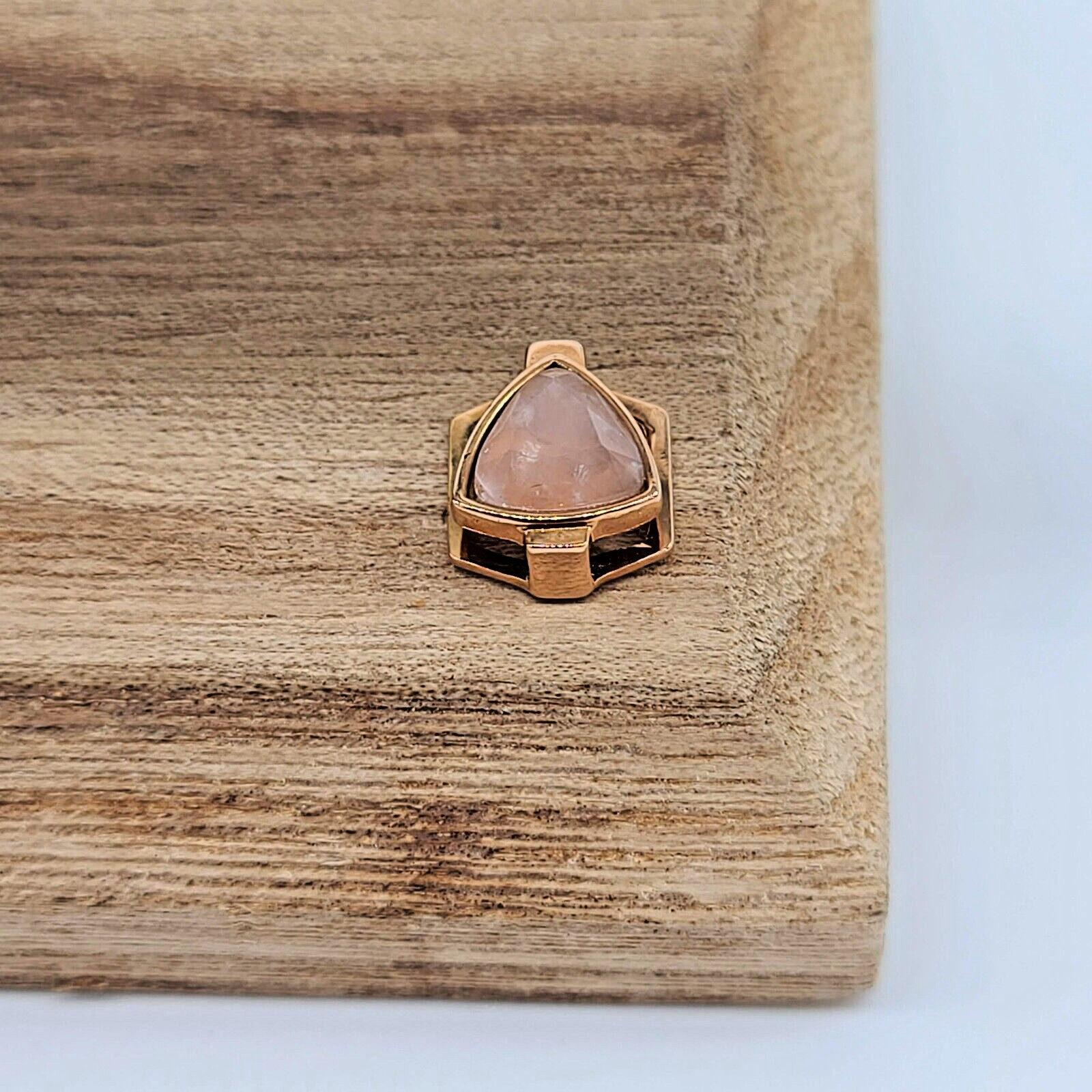 KEEP Collective "Triangular Stone" Rose Quartz & … - image 3