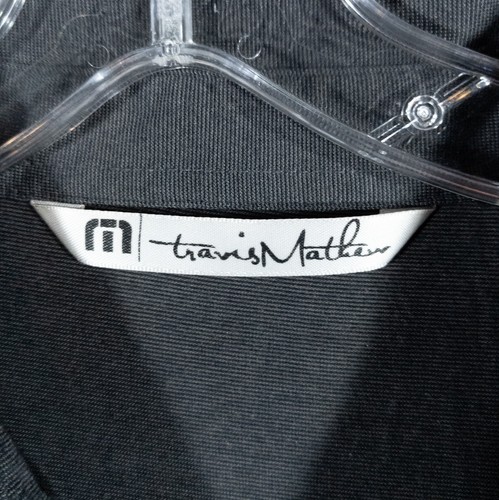 Travis Mathew Polo Shirt Mens XXL 2XL Black Golf Pima Cotton Short Sleeve Active - Picture 4 of 13
