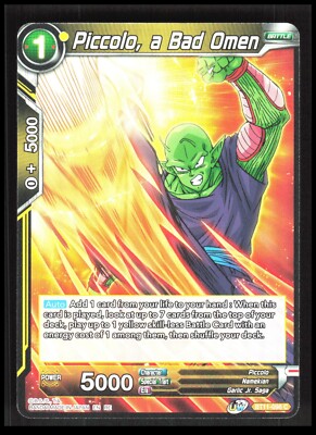 Dragon Ball Super - Piccolo, a Bad Omen - BT11-098 Common Battle Card CB-1-4-A-4