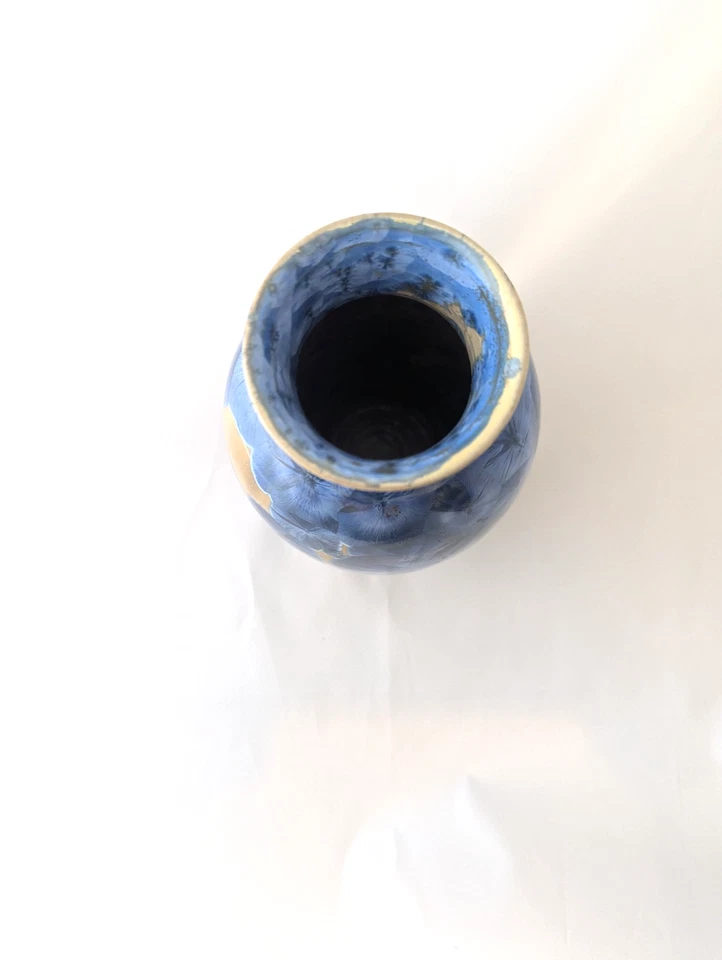 Jarrón de cerámica artística esmalte cristalino - Posiblemente por Robert Troost Foto 2 de 3