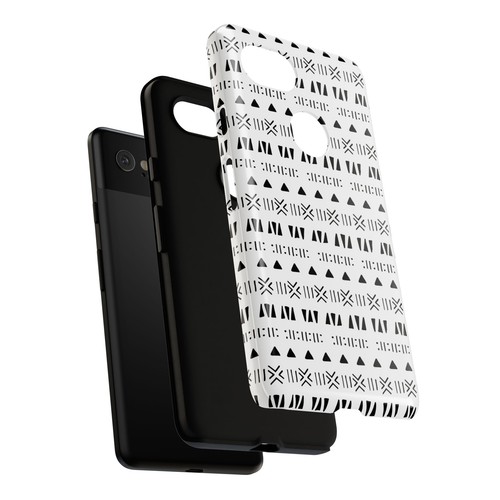 Black and White Southwestern Aztec Pattern Google Pixel Tough Cases - 第 125/131 張圖片