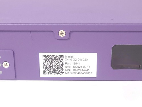 Extreme Networks X440-G2-24t-GE4 Ethernet Switch (C1924-51) - Picture 5 of 6