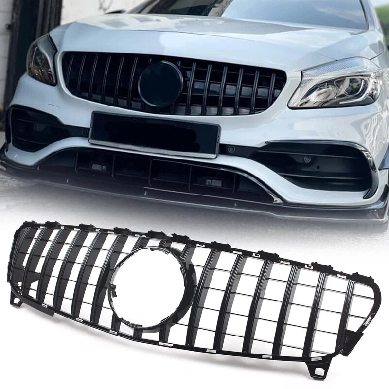 FOR MERCEDES A-CLASS W176 GRILLE GRILL FACELIFT 2015-2018 A45 GT-R PANAMERICANA - Image 2 of 4