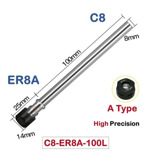 Mini Collet Chuck Collet Extension gambo dritto C-8-10-12-16-20-a - Foto 13 di 56