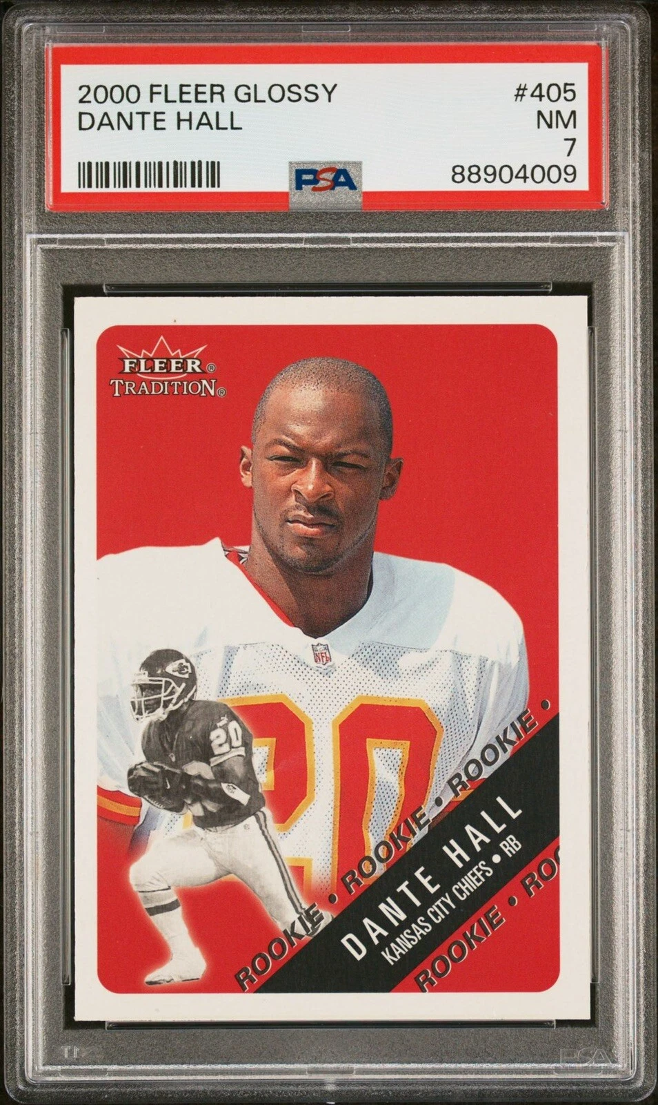 Dante Hall Fleer Tradition Glossy #405 Base