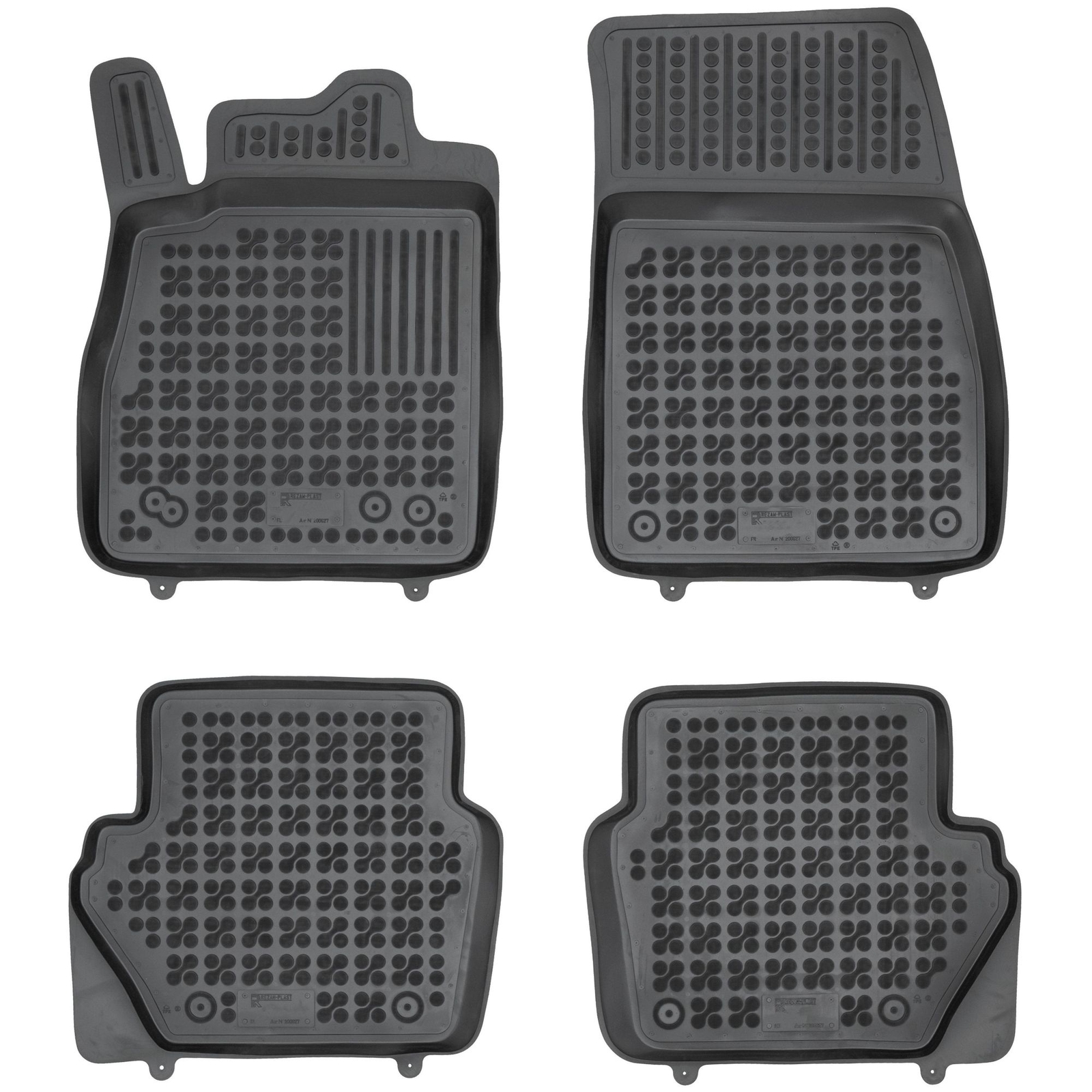 Tapis de sol en caoutchouc Rezaw-Plast noir pour Ford Fiesta VII depuis 2017