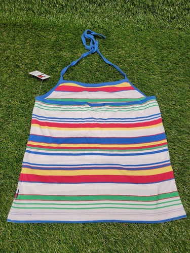 Tommy Hilfiger Tommy Jeans Halter Tank Top Stripped Cotton Girls Size L - Picture 9 of 14