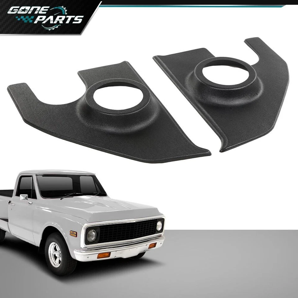 New Kick Panels - No Speaker Installed Fit For 1967-1972 Chevrolet / GM Truck Foto 2 de 4