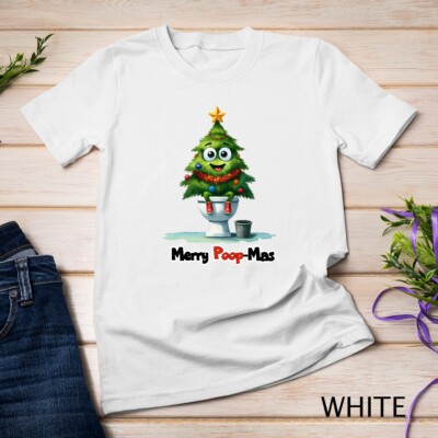 Christmas Tree with a Sense of Humor Funny Christmas Shirt Unisex T-shirt