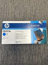 Genuine HP CE251A Cyan LaserJet Toner Cartridge