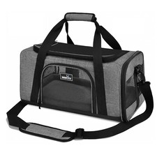 TSA Approved Pet Carrier for Small Cats Dogs, Travel Bag with Adequate Ventil...