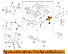 GM OEM 14-16 XTS Seats Tracks Tracks Components-Adjust Motor 13578639