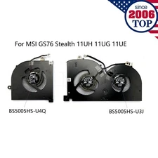 New CPU+GPU Fan for MSI GS76 Stealth 11UH 11UG 11UE BS5005HS-U4Q BS5005HS-U3J