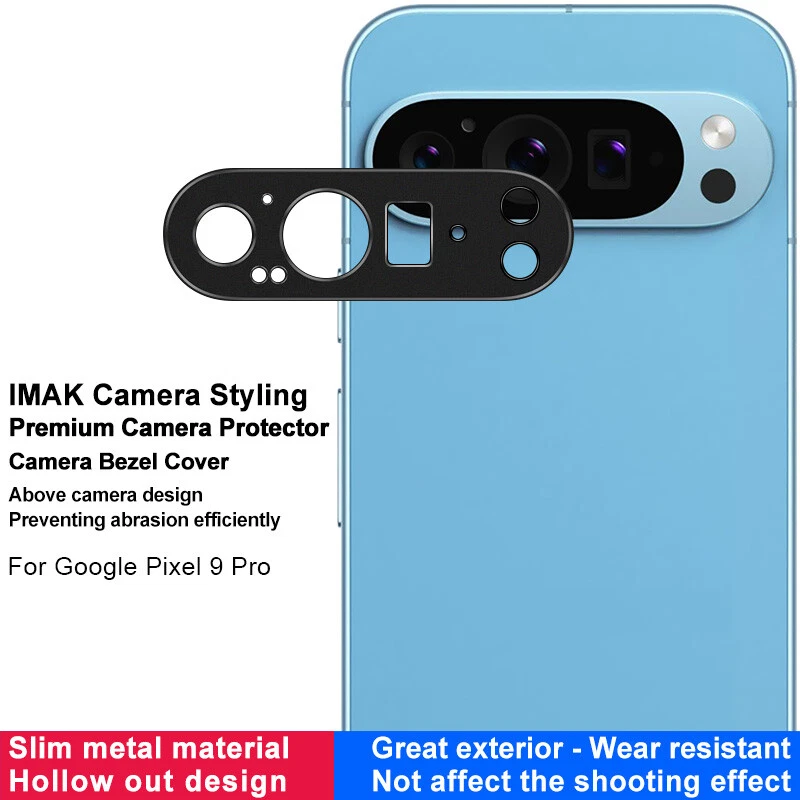 For Google Pixel 9 Pro, imak Metal Material Hollow Out Camera Protect Cover - Image 4 of 4