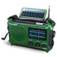 4-way Powered Emergency Weather Alert Radio With Cell Phone Charger - Green on sale 4-way Powered Emergency Weather Alert Radio With Cell Phone Charger - Green on sale