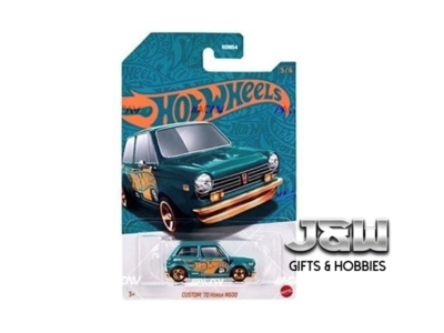 Hot Wheels Custom 70 Honda N600 Pearl and Chrome HDH54-957 E 1/64