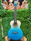 Kamehameha Ukulele KT-28 EQ Solid Top Tiger Maple Tenor w/electric pickup
