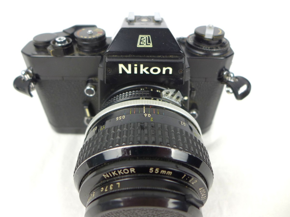 vintage Nikon SLR Camera EL2 Nikkor Lens 55mm 1:2 F2 | eBay