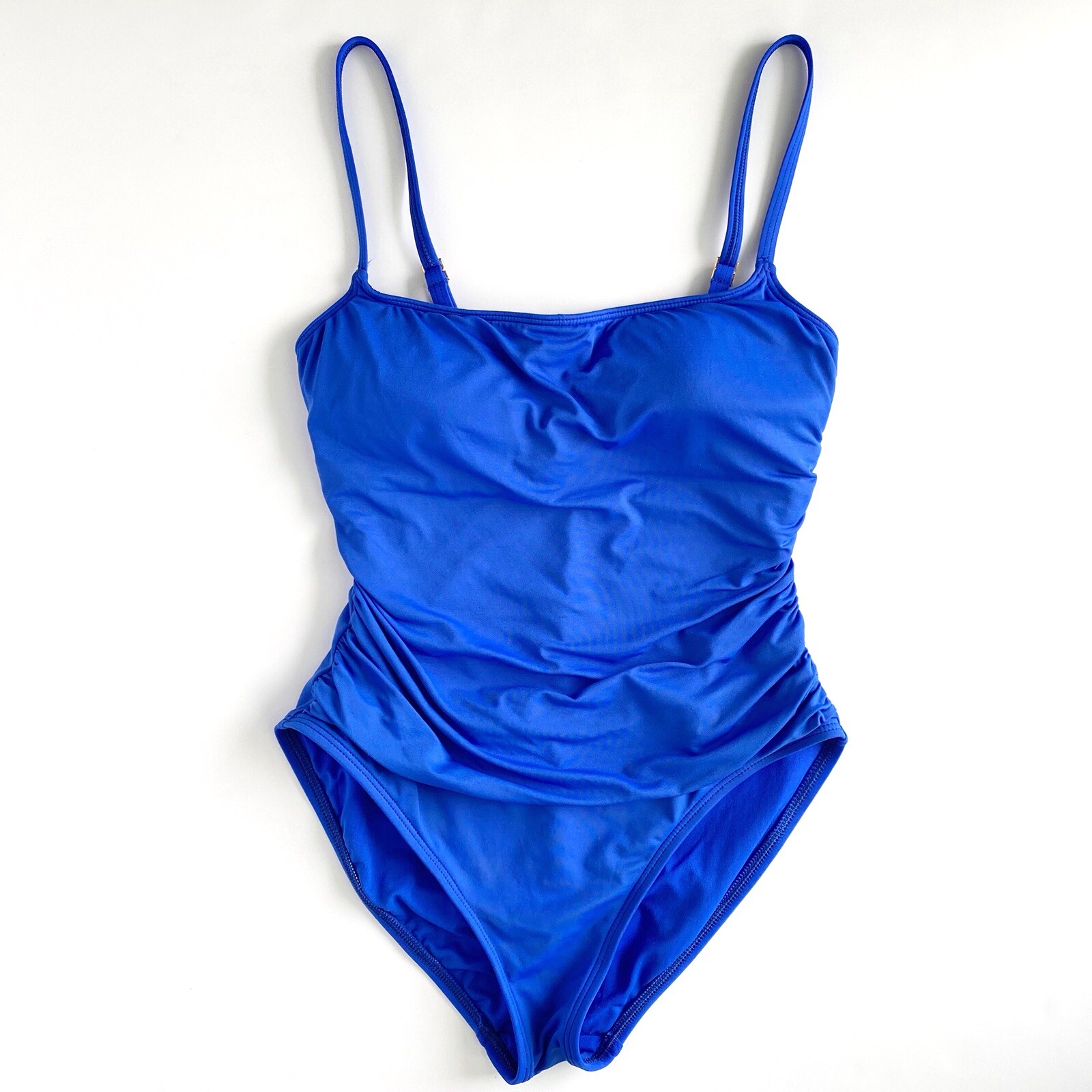 La Blanca Swimwear Mio OnePiece Suit Blue Size 6 LB5… Gem