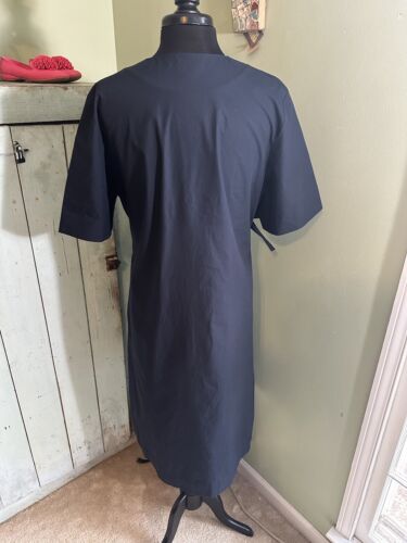 COS Damen Kleid dunkelblau blau Oversize Schleife EURO Größe 42 - Bild 3 von 8