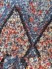Size 7 8 Art Class Open Shoulder Blue Floral Girl Blouse Tee Gray Top — photo 4