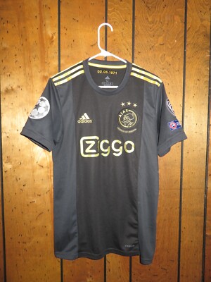 Ajax Jersey Ajax Shirt Zwart Goud Senior Ajax Uitshirt 2025/2026