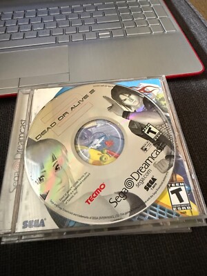 JAQUETTE ARRIÈRE OFFICIELLE Jeu Sega Dreamcast Dead or Alive 2 EUR 10