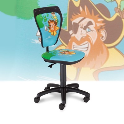 Childrens Desk Chair Swivel Chair Kids Boys Cars Cartoon Style