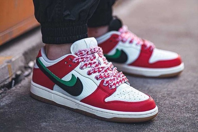 Size 11 - Nike SB Dunk Low x Frame Skate Red for sale online | eBay