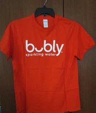 Gildan Bubly Sparkling Water Tee T-shirt Medium 100% Cotton Chest 40 Length 27