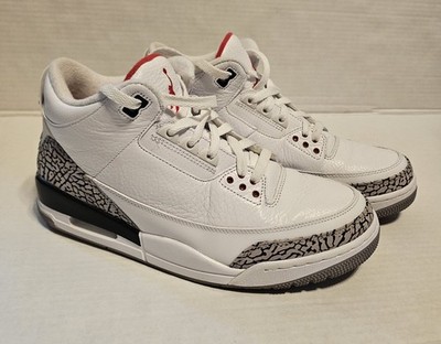 Jordan 3 Retro White Cement 136064-105 Men s Sneakers Size 10.5 *NO ORIG BOX*