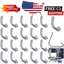 Versatile 1-3/8" Gate Clip Set, 20 Galvanized Steel Panel Clips for Fences