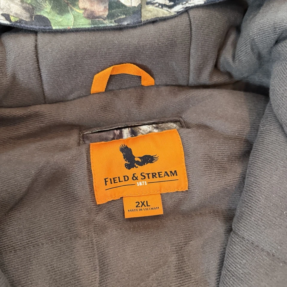Field & Stream Camo Hunting Jacket 2XL Insulated Hooded Realtree - Image 4 of 4