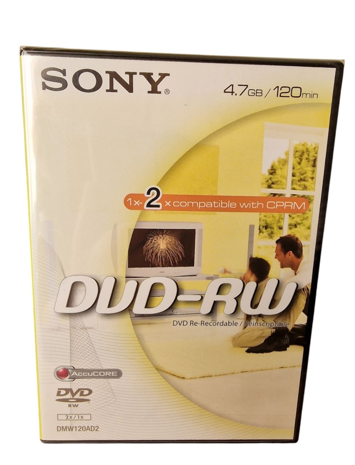 4 Sony DVD+RW Rewritable DVD-R 120 Minutes 4.7GB Disc New & Sealed