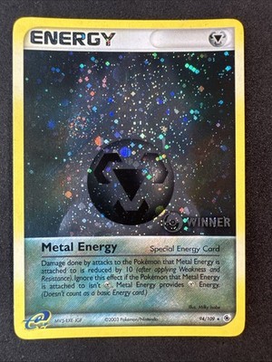 Swirl Metal Energy 94/109 Winner Cosmos Holo Rare Promo Ruby Sapphire Pokemon