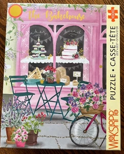 Werkshoppe Puzzle THE BAKEHOUSE CAKE SHOP 1000 pc, NEW, Sealed Whimsical Bakery