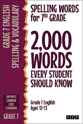 STP Books Spelling Words for 7th Grade (Taschenbuch) (US IMPORT)